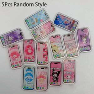 5Pcs 112 Dollhouse Miniature Mobile Phone